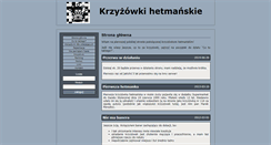 Desktop Screenshot of hetmanskie.pl